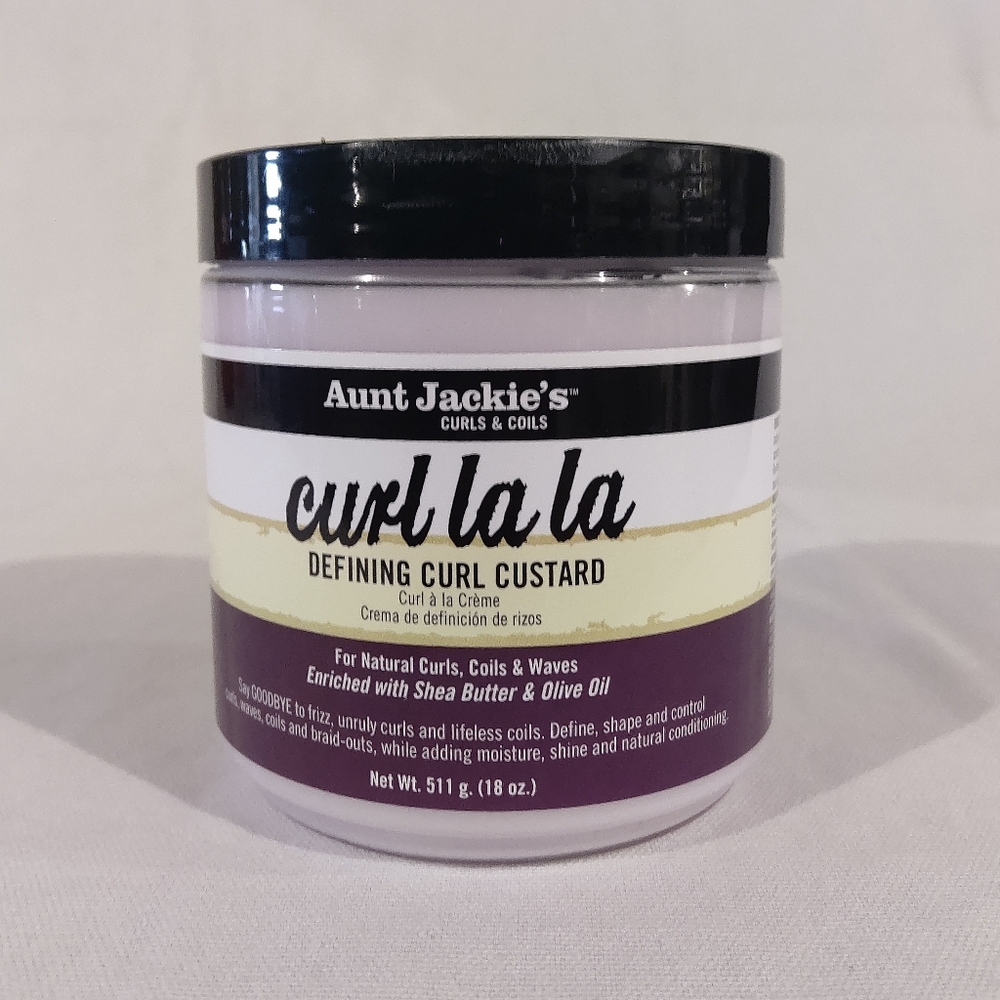 NEW Aunt Jackie's  Wash Curl & Coil Defining Curl Custard 18 oz